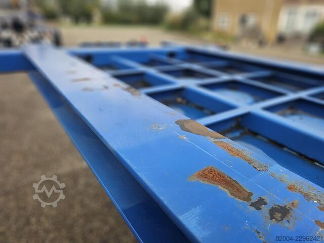 Transport von Containern MENKE JANZEN 40 FOOT STRAIGHT / 2 X 20/30 FOOT./ BPW DRUM / ...