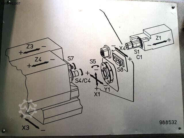 Swiss-type cnc lathe TRAUB TNL12/7 K