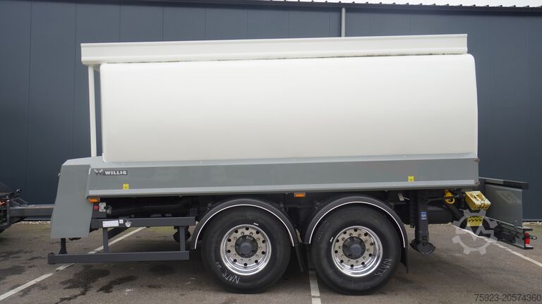 Tanker truck WILLIG 2 AXLE ADR FUEL TANK TRAILER 18.000LTR