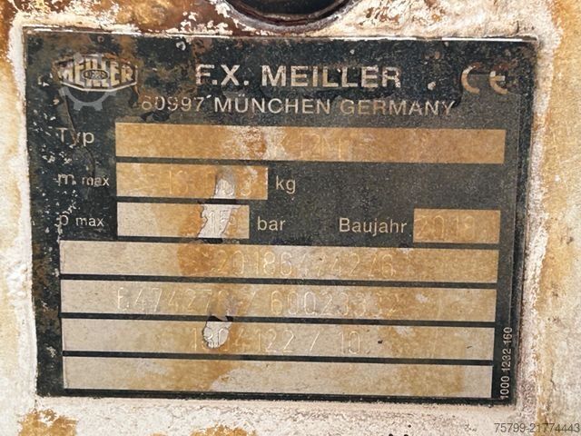 Skip truck MERCEDES-BENZ 1836 Meiller Absetzer 4x2