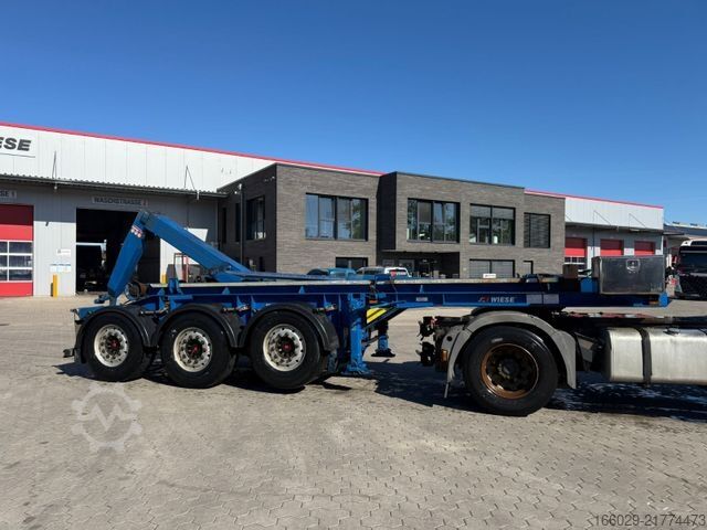 Swap body semitrailer  Wiese 3-Achs Abrollkipper Auflieger WAK 3-30 S