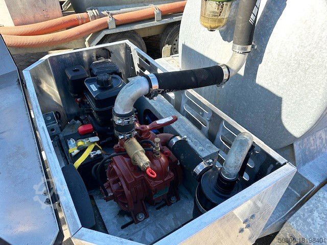 Tanker trailer  Schmies STS V-1.5-S/023, Vakuumfass, Kompressor