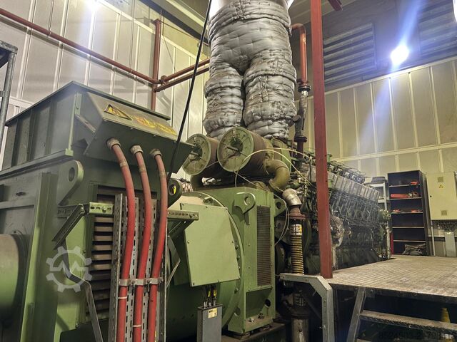 Oil-fat cogeneration unit ABC 16VDZC-1000