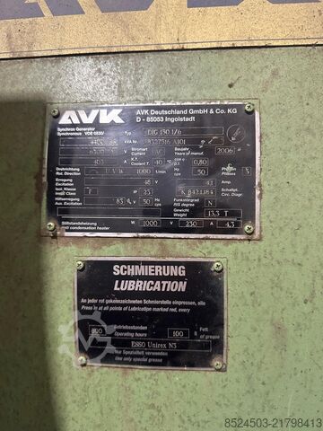 Oil-fat cogeneration unit ABC 16VDZC-1000