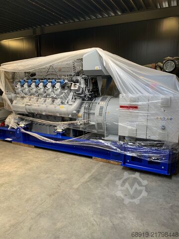 Block heat and power plant MTU 12v 4000 gs l64 FNER 1521Kw