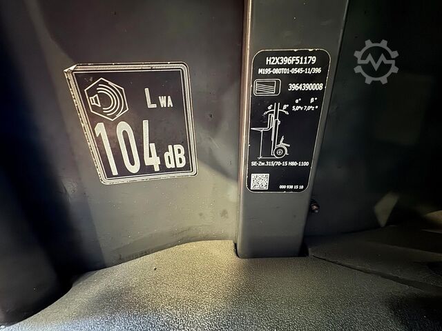 UVV 05/2027, 3rd and 4th valve, diesel, 12,091 operating hours Linde H 80D-02/1100