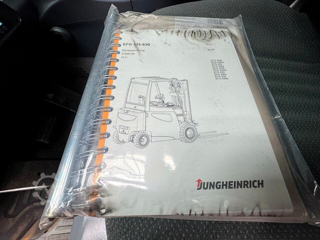 Service + statutory accident prevention inspection (UVV) 07/27, electric, 2,910 operating hours Jungheinrich EFG S30