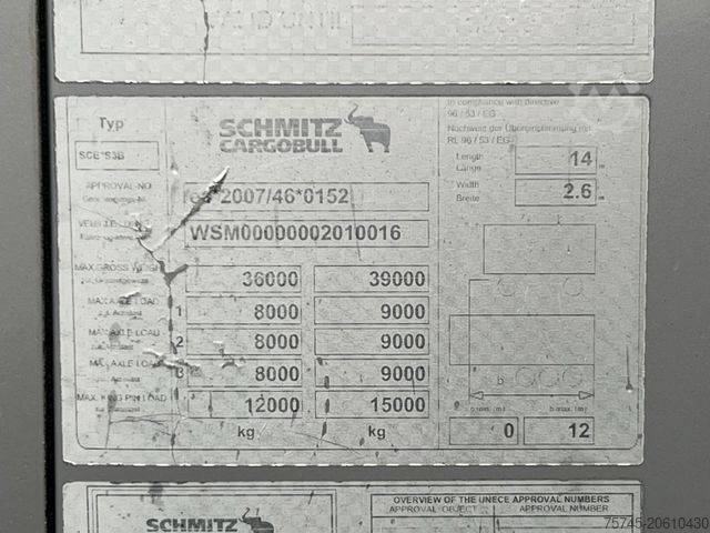 Reefer semitrailer SCHMITZ CARGOBULL SKO 24 * CARRIER MAXIMA 1300 * LIFT * ROLLTOR