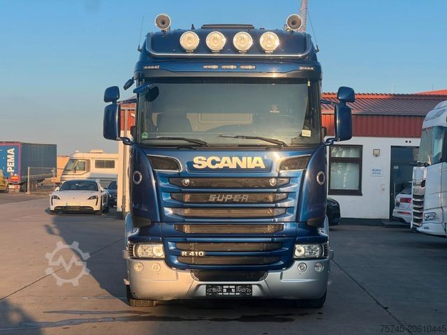 Standard tractor unit SCANIA R410 * KIPPHYDRAULIK * ALCOA * 2X TANK *RETARDER