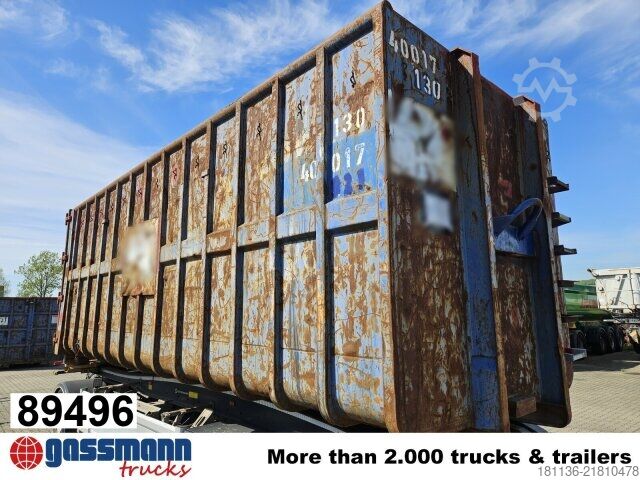 Roll-off container  Abrollcontainer ca. 40m³
