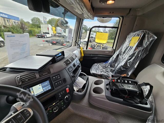 Container transport (hook-lift system) DAF CF 450 FAW 8x4 + Container hook MULTILIFT 22T ...