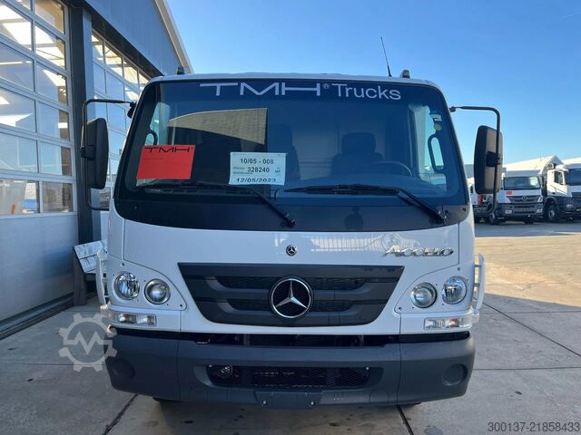 Platform trailer Mercedes-Benz Accelo 915 4x2 Flatbed with Dropsides