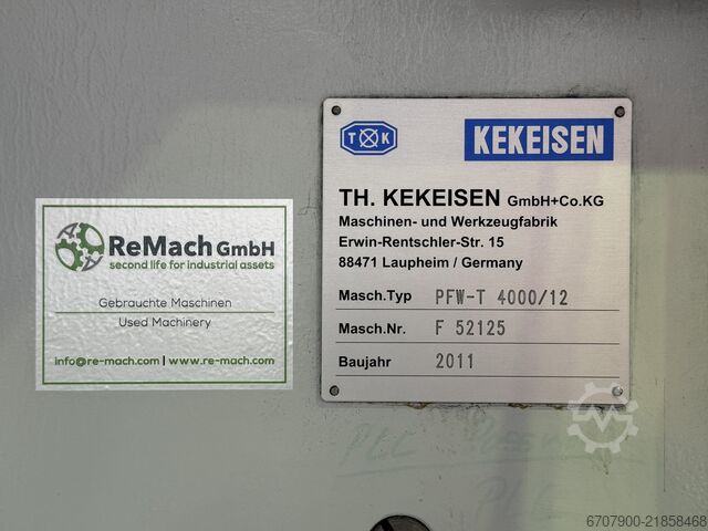 Planer-type milling machine - double column KEKEISEN PFW-T 4000/12