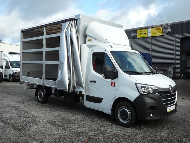 Curtain sider van RENAULT Master by Trucks Pritsche Plane Vollalu
