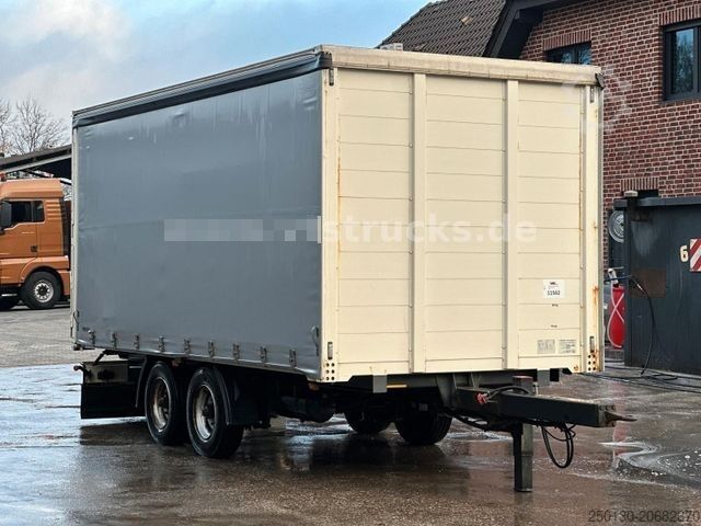 Open trailer with tarp BRANDL ZPP Pritsche-/Plane Tandemanhänger