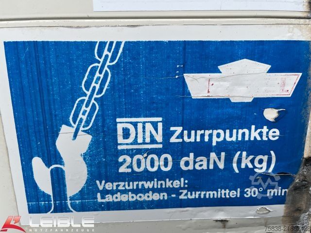 Open semitrailer DINKEL Mega Bordwand Baustoff*Stapleraufnahme*Lift+Lenk