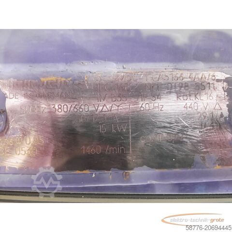 Control unit Siemens 1LA5166-4AA76 Asynchronmotor SN E0T985511