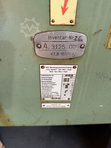 Rack milling machine WMW HECKERT GFLV 250 X 800