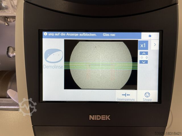 Automatic edger Nidek LEXCE DB-T Patternless Edger from 2023