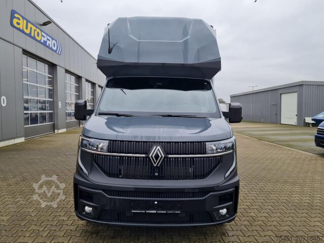 Transporter mit Pritsche & Plane Renault Master 35 Pritsche Schiebe Plane Schlafkab 10 PAL LUFTFEDER