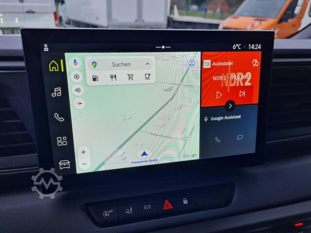 Transporter mit Pritsche & Plane Renault Master 35 Pritsche Schiebe Plane Schlafkab 10 PAL LUFTFEDER