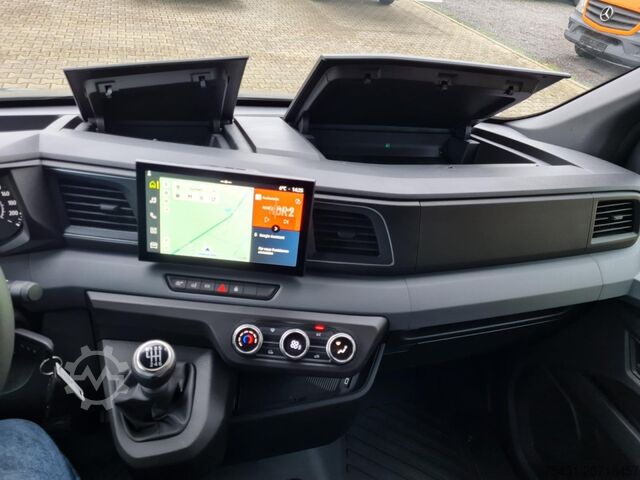 Transporter mit Pritsche & Plane Renault Master 35 Pritsche Schiebe Plane Schlafkab 10 PAL LUFTFEDER