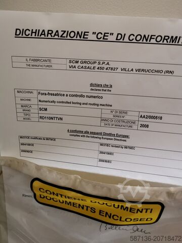 CNC-Bearbeitungszentrum SCM Record RD 110NTTVN