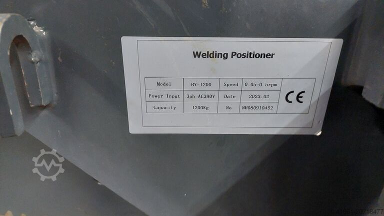 Mot. Schweißdreh- und Kipptisch PROTEC BY 1200