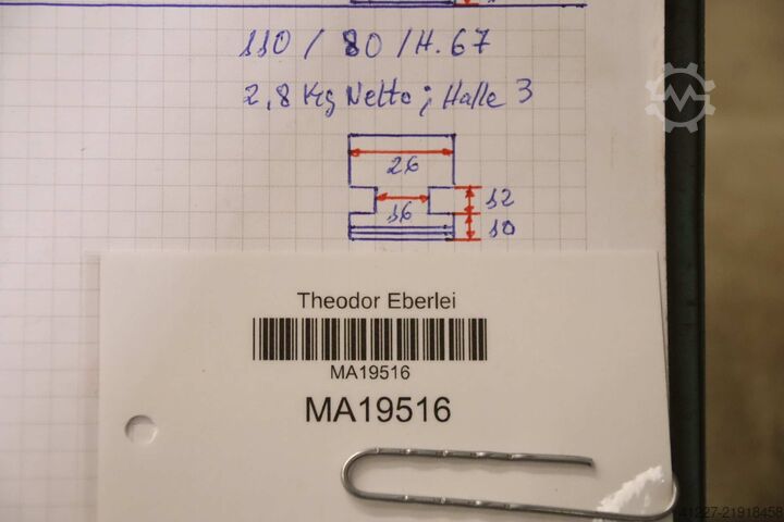 Interchangeable jaws unbekannt Breite 26 mm