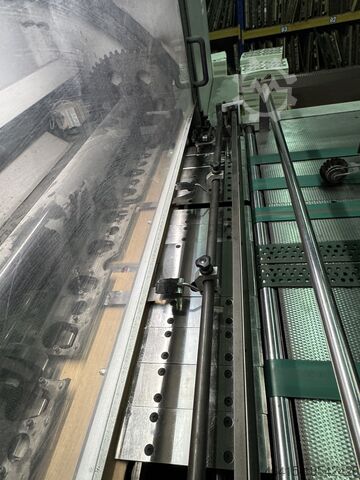 Flexographic printing press SBL die cutting stripping 1060 SE lower plate heating
