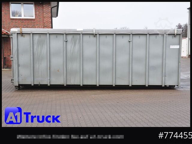 Abrollcontainer POL OSTEG Abrollcontainer 47,5m³, Mulde, Dachplane, Portaltür