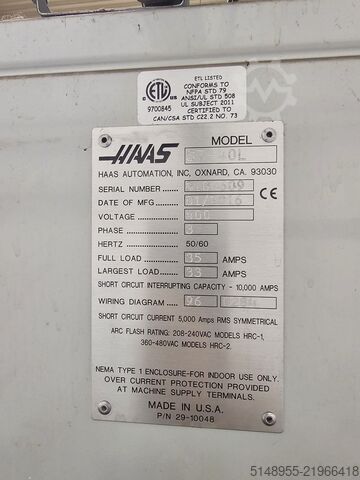 CNC turning and milling center HAAS ST-40L