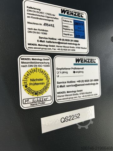 Coordinate measuring machine Wenzel LH 108