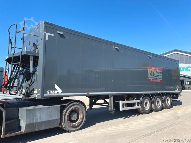 Walking floor semitrailer STAS 60m³ Agrar Schubboden/Trichter/Funk/Auch Miete!