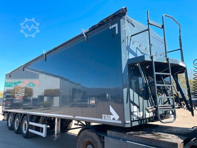 Walking floor semitrailer STAS 60m³ Agrar Schubboden/Trichter/Funk/Auch Miete!