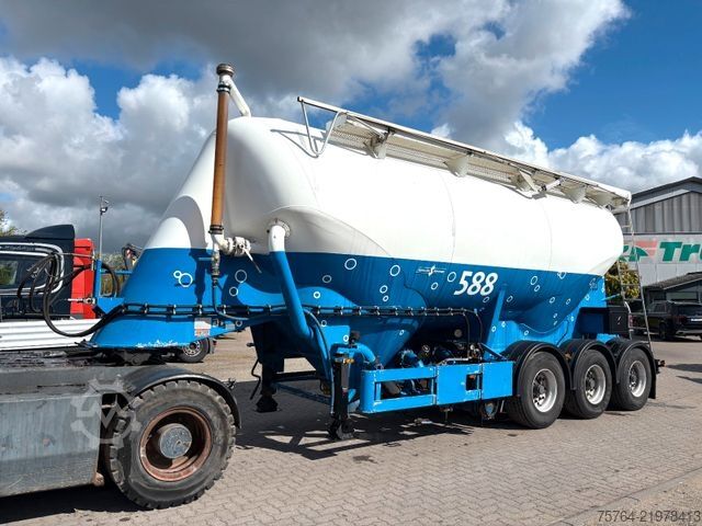 Tanker semitrailer SPITZER 34.000 Liter/4000 L Vogelsangpumpe/Gelenkt