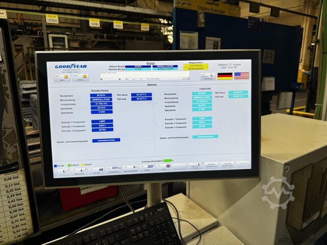 Dreifach-Extrusionslinie Nakata