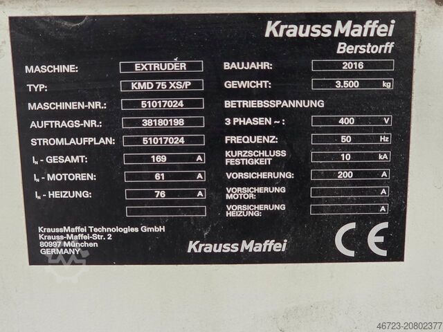 Produktionslinie KRAUS – MAFFEI KMD 75 XS/P