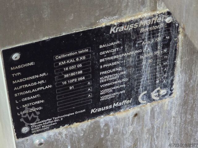 Produktionslinie KRAUS – MAFFEI KMD 75 XS/P