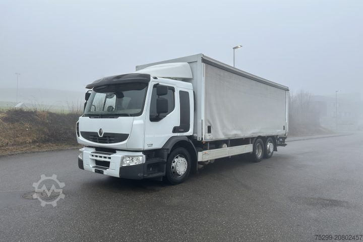 LKW mit Pritsche & Plane Renault Premium 430 6x2 Plane / HB / Swiss-Vehicle