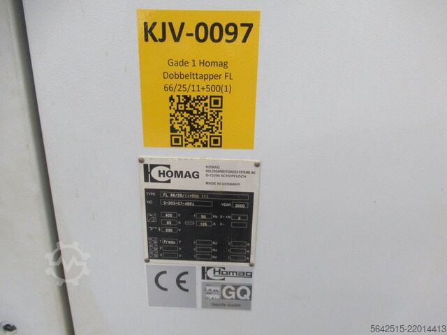 Double tapper line HOMAG FL 66 FL 12