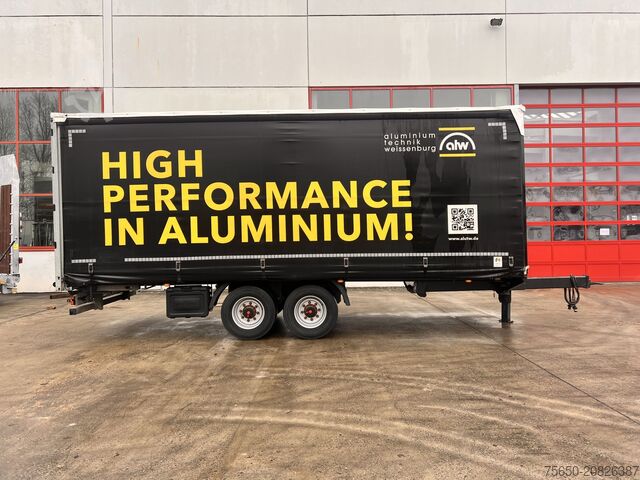 Anhänger mit Pritsche & Plane Fliegl TPS135 13,5 t Tandemplanenanhänger, neuwertig