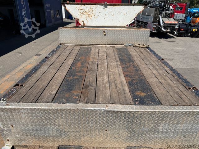 Low loader semitrailer MÜLLER-MITTELTAL TS2 KOMPAKT Tieflader 2 Achse Hydr. Rampen