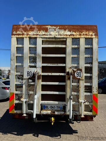 Car carrier van Mercedes-Benz 1317 **FULL STEEL SUSPENION-WINCH**