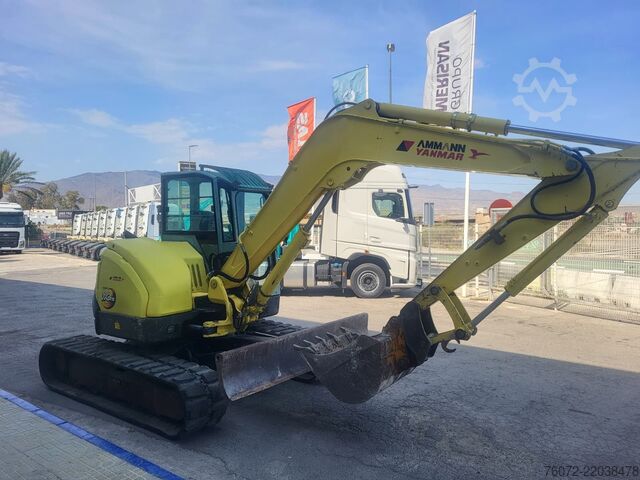Mini excavator with rubber tracks Yanmar ViO75-A