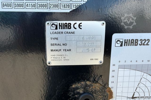 Sonderausbau-Transporter Hiab HIAB | 322-6 Flyjib X70-3