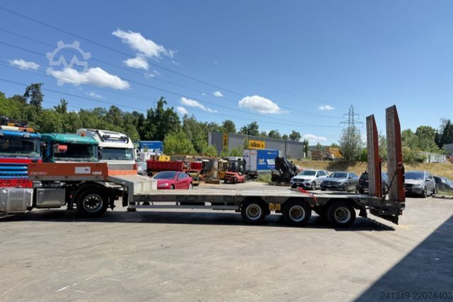Low loader semitrailer MÜLLER-MITTELTAL T3 Zwangsgelenkt