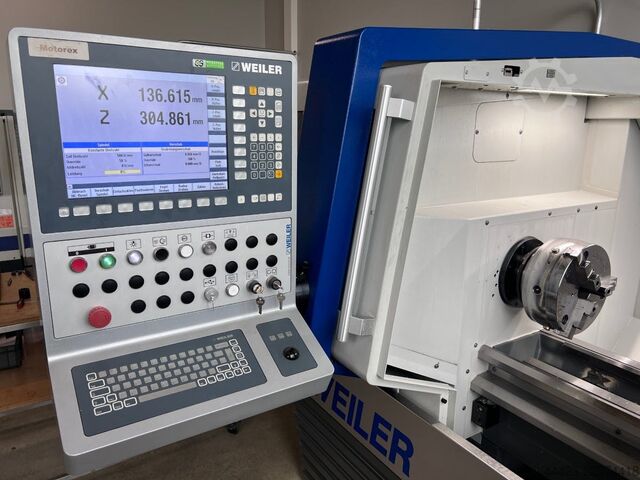 Cycle-controlled lathe WEILER E 40