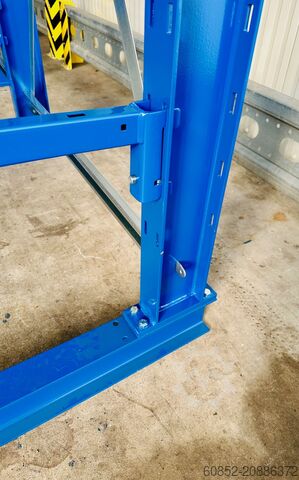 Cantilever rack ca. 3,15 lfm. Kragarmregal mit Fachböden H: 250cm 140 kg/Arm META Multistrong