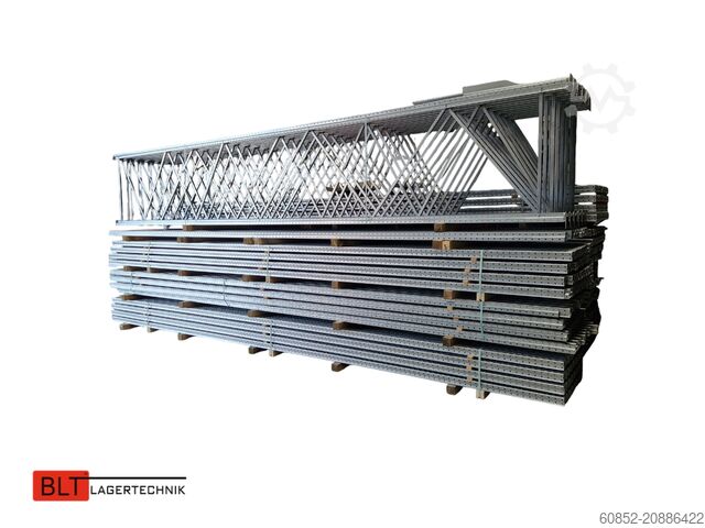 Heavy-duty shelf ca. 50,30 lfm. Dexion P90 Palettenregale H:6,5m Fachlast: 3000kg Schwerlastregale